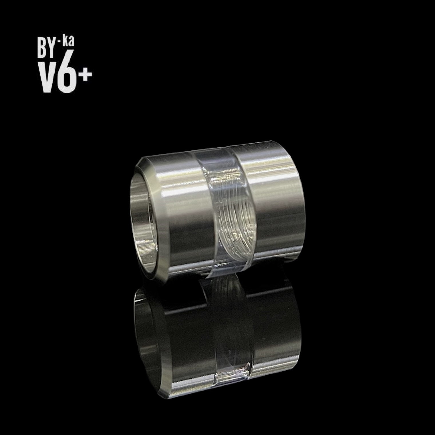BY-ka v.6+ RTA Nano Combi PC/Inox tank - Vape Systems