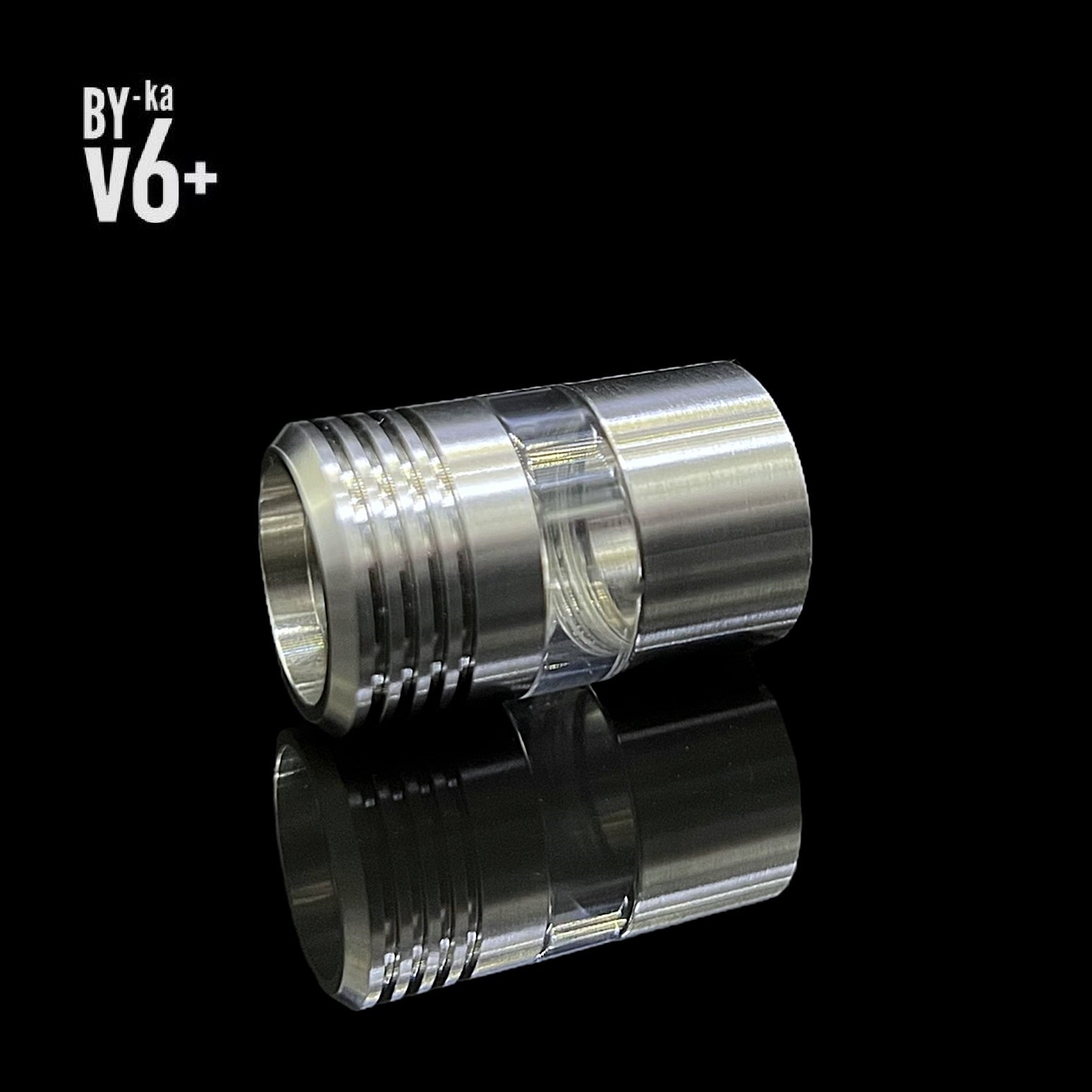 BY-ka v.6+ RTA Standard Combi PC/Inox tank with radiator - Vape Systems