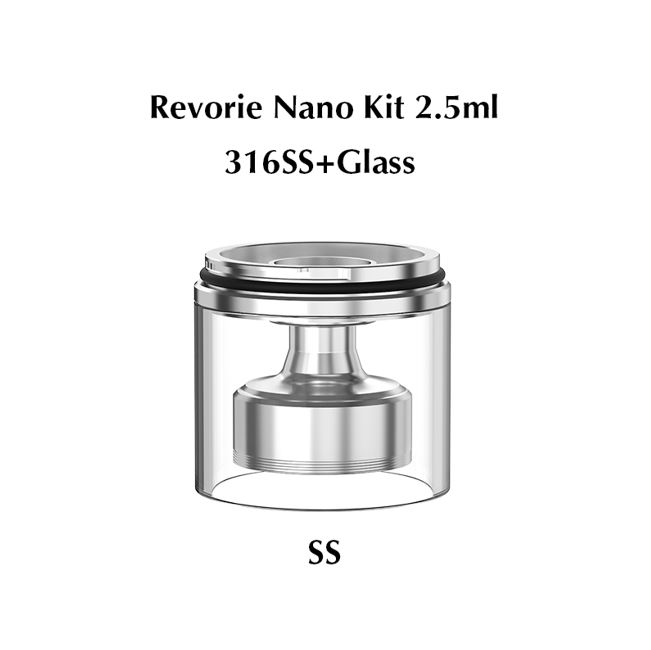 Revorie RDL/DL RTA Nano Kit 2,5ml Stainless Steel - Ambition Mods
