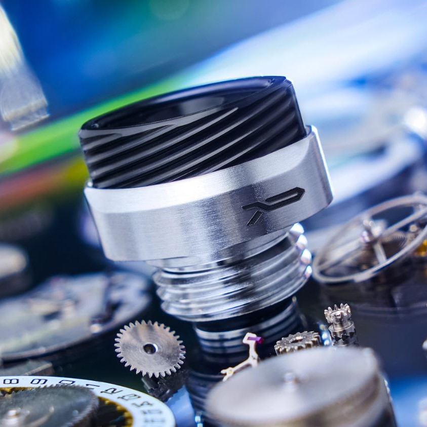 HELI Integrated Drip SS/Black - Protocol Vape Tech