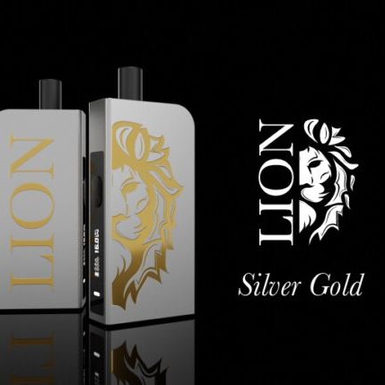 Lion Pod Mod Silver/Gold - Hellvape x La Tabaccheria