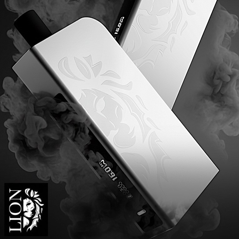 Lion Pod Mod Crystal White - Hellvape x La Tabaccheria