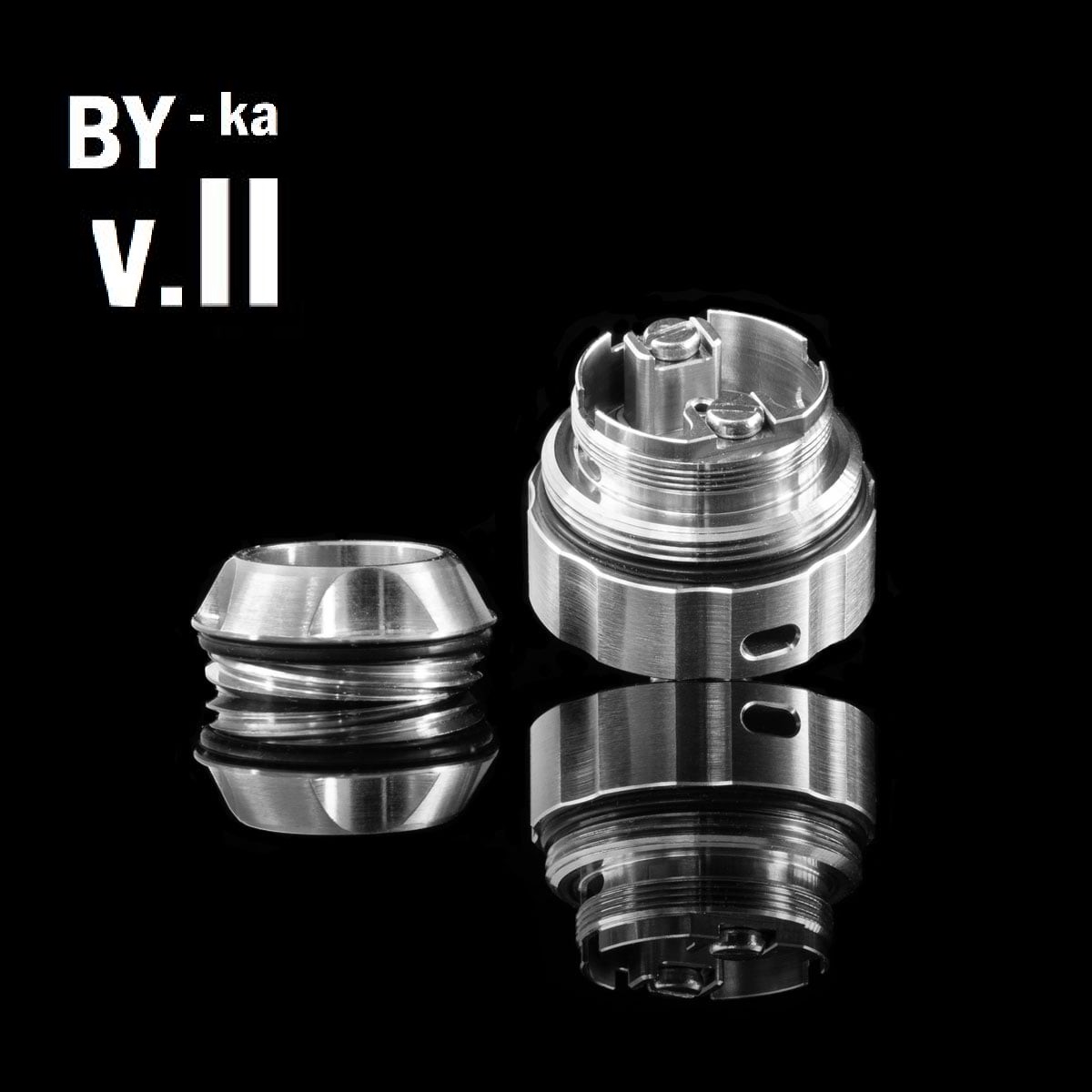 BY-ka V.11 Base e Top Cap prodotto da Vape Systems disponibile all'Atelier del Vapore tra i migliori prodotti per sigaretta elettronica