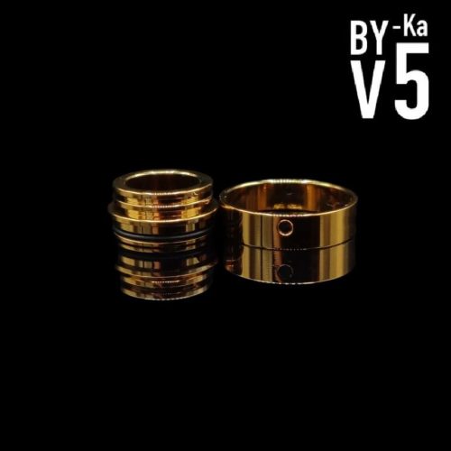 BY-ka v.5 Refill Top Cap and Ring Brass - Vape Systems